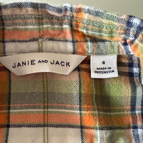 Janie and Jack Red flannel shirts - Picture 3 of 3